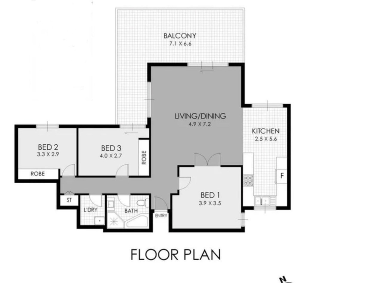 SPACIOUS THREE BEDROOM UNIT